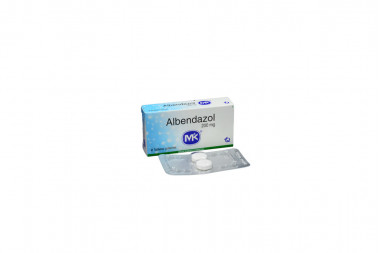 Albendazol 200 mg Caja x 2 Tabletas - Parásitos