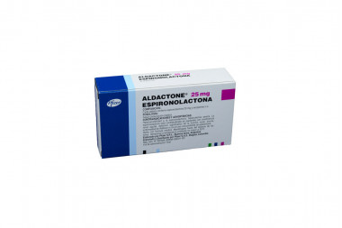 Aldactone 25 mg Caja Con 30 Tabletas