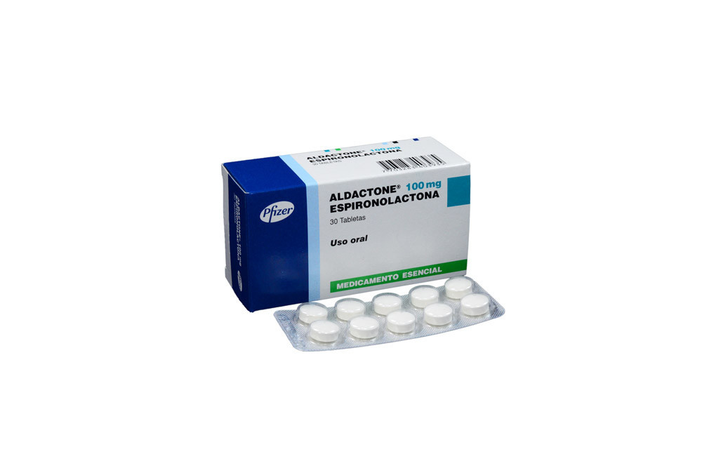 Aldactone 100 mg Caja Con 30 Tabletas