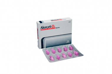 Alercet-D 5 / 15 mg Caja Con 10 Cápsulas
