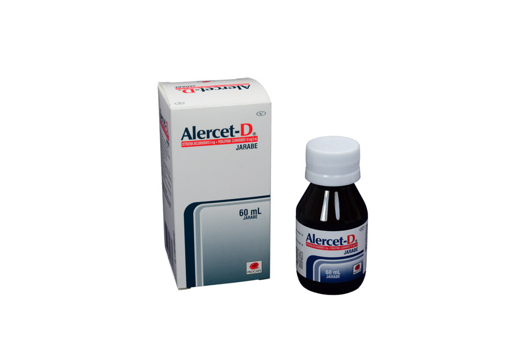 Alercet-D Jarabe 5 / 10 mg Caja Con Frasco Con 60 mL