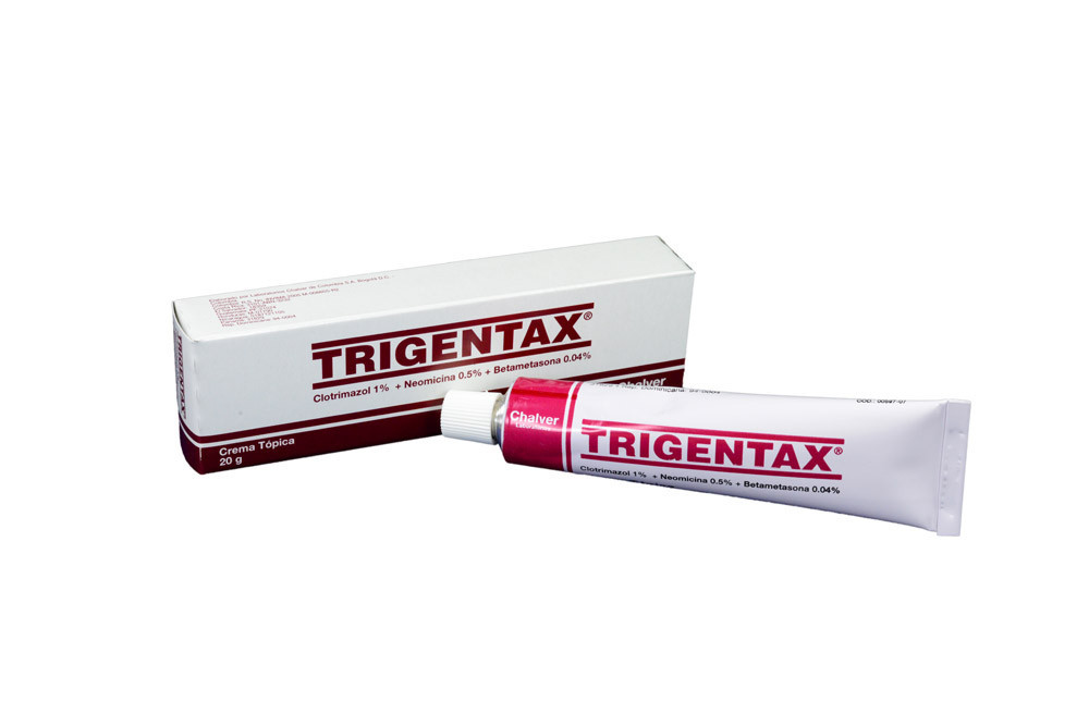 Trigentax 1.0 / 0.50 / 0.04 g En Crema Caja Con Tubo Con 20 g 