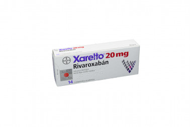 Xarelto 20 mg Caja Con 14 Comprimidos Recubiertos