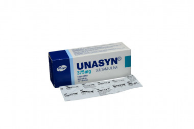 UNASYN 375 mg Caja Con 10 Tabletas