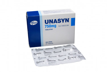 Unasyn 750 mg Caja Con 20 Tabletas 