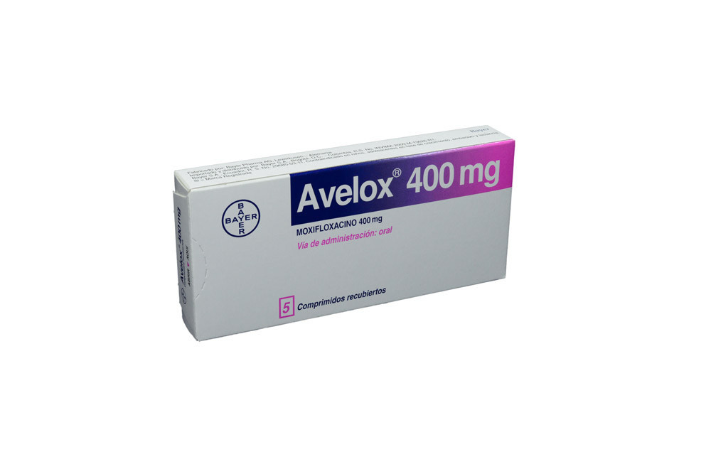 Avelox 400 mg Caja Con 5 Comprimidos Recubiertos.
