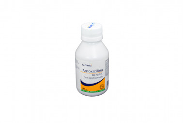 Amoxicilina 250 mg / 5 mL Frasco x 100 mL - Antibiótico
