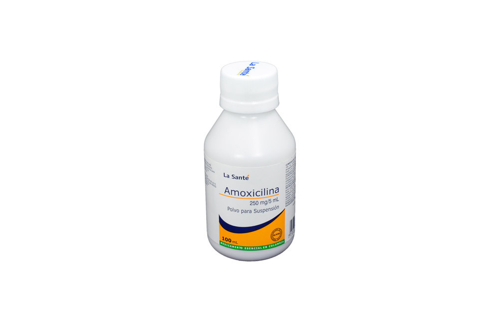 Amoxicilina 250 mg / 5 mL Frasco x 100 mL - Antibiótico