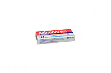 Azinobín 500 Mg Caja Con 3 Cápsulas 