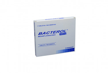 Bacterol 400 mg Caja Con 7 Tabletas Recubiertas 