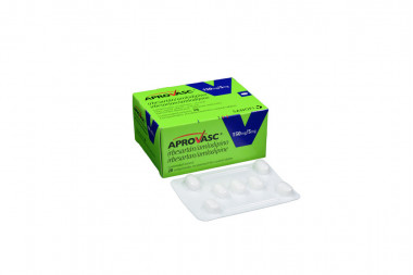 Aprovasc 150 / 5 mg Caja Con 28 Comprimidos Recubiertos