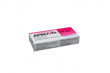 Aprovel 150 mg Caja Con 28 Comprimidos Recubiertos