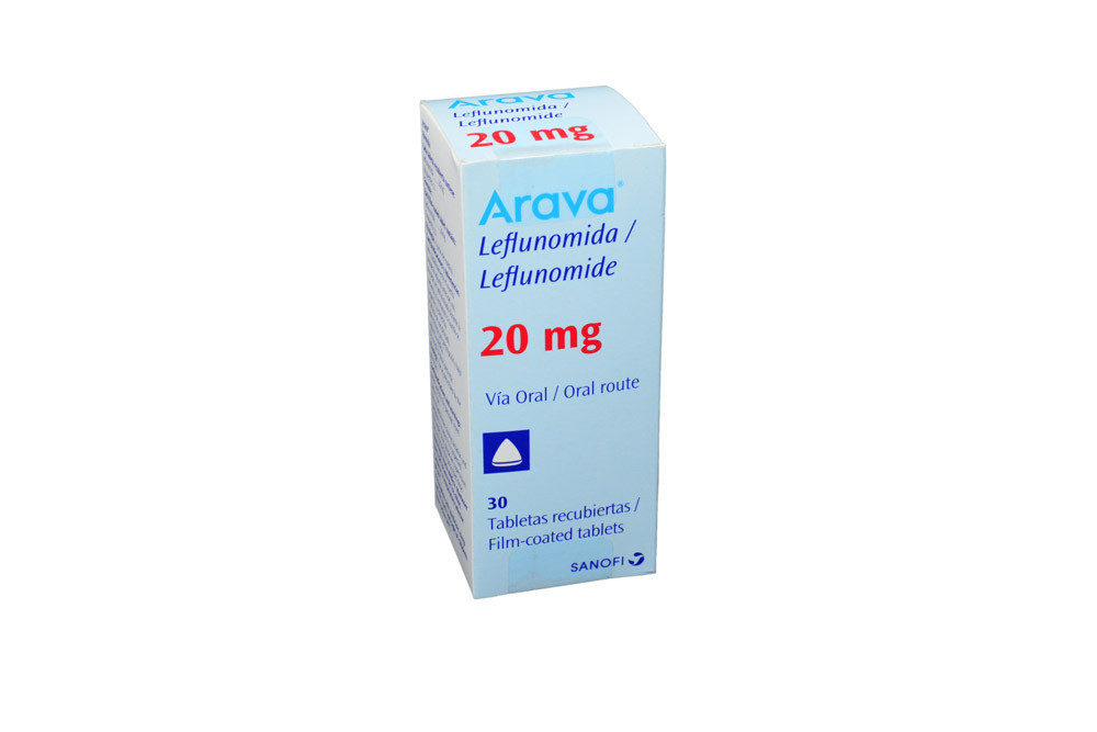 Arava 20 mg Caja Con 30 Tabletas Recubiertas 