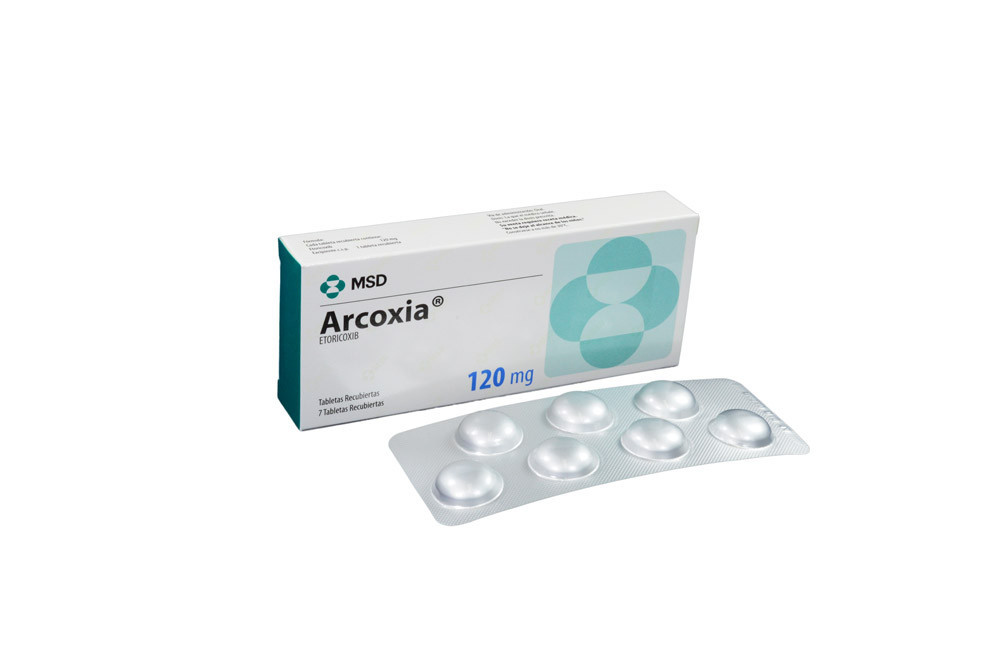 Arcoxia 120 mg Caja Con 7 Tabletas Recubiertas