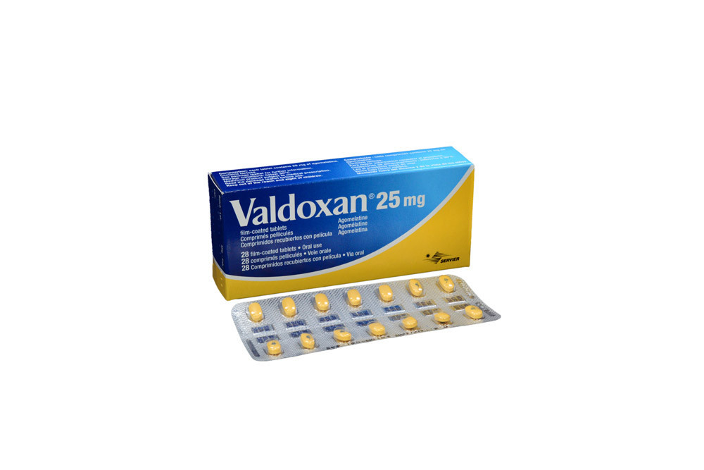 Valdoxan 25 mg Caja Con 28 Comprimidos Recubiertos Con Película 