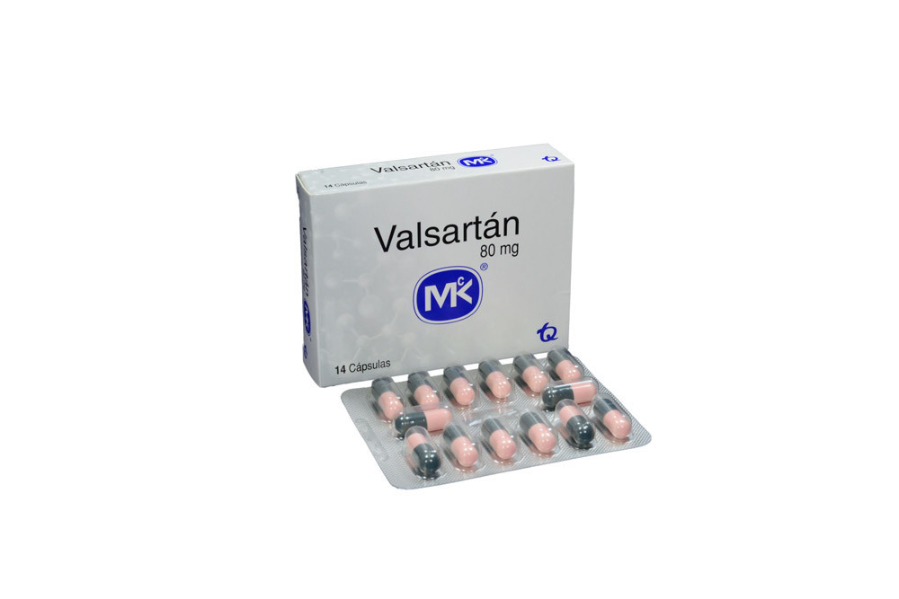 Valsartán 80 mg Caja Con 14 Cápsulas