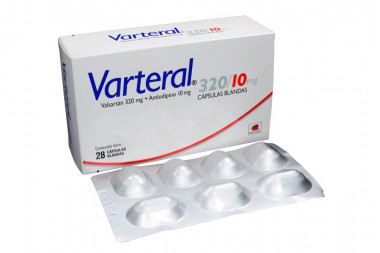 Varteral 320 / 10 mg Caja Con 28 Cápsulas Blandas