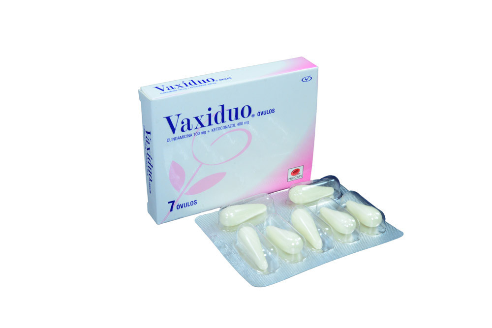 Vaxiduo 100 / 400 mg Caja Con 7 Óvulos