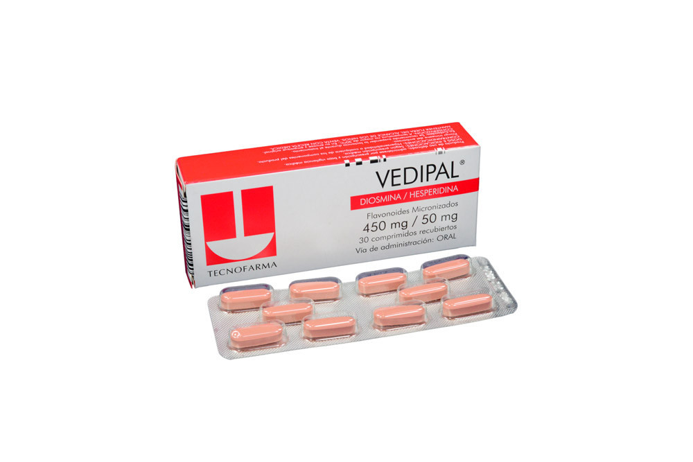 Vedipal 450 / 50  mg Caja Con 30 Comprimidos Recubiertos 