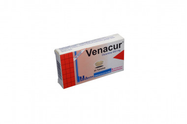 Venacur 450 mg Caja Con 20 Tabletas