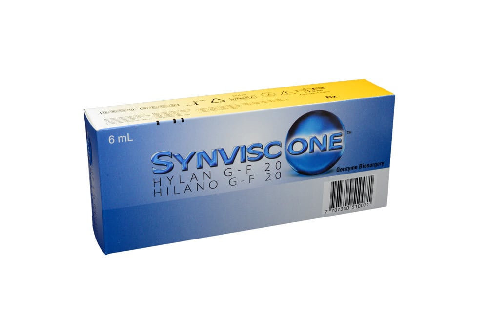 SYNVISCONE Suspensión Caja Con 1 Jeringa Prellenada Con 6 mL Synvisc one Suspensión Caja Con 1 Jeringa Prellenada Con 6 Ml