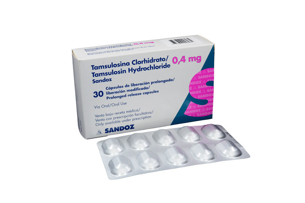 Tamsulosina Clorhidrato 0,4 mg Caja Con 30 Cápsulas De Liberación Prolongada
