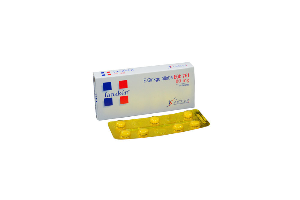 Tanakén 80 mg Caja Con 14 Tabletas