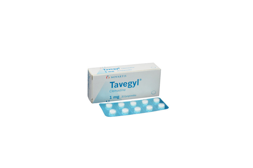 Tavegyl 1 mg Caja Con 20 Tabletas Comprimidas