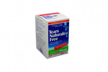 Tears Naturale Free Gotas Caja Con 32 Dispensadores Recargables 0,8 mL c/u