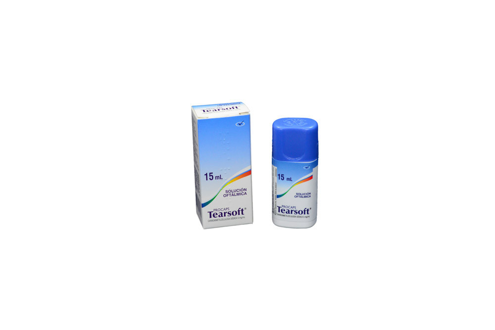 Tearsoft Solución Oftálmica 5 mg Caja Con Frasco Con 15 mL 