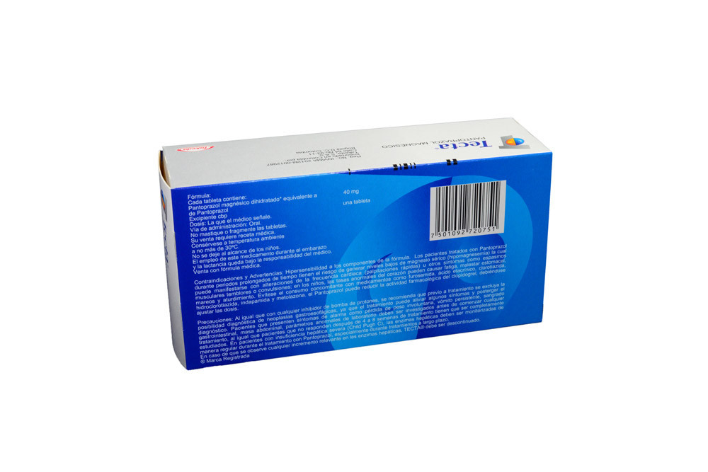 Tecta 40 mg Caja Con 28 Tabletas-1255885 | Droguerías cafam