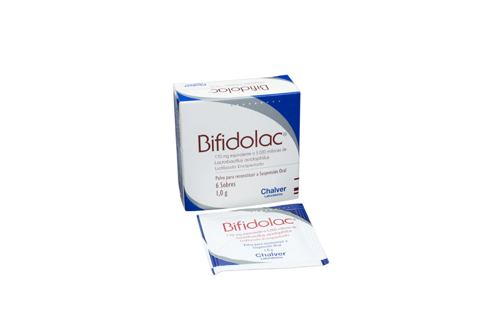Bifidolac Polvo 170 mg Caja Con 6 Sobres