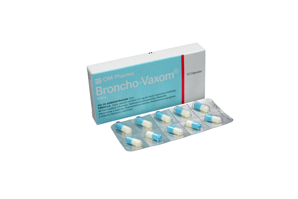 Broncho-Vaxom Niños 3.5 mg Caja Con 10 Cápsulas Broncho-Vaxom Niños 3.5 Mg Caja Con 10 Cápsulas