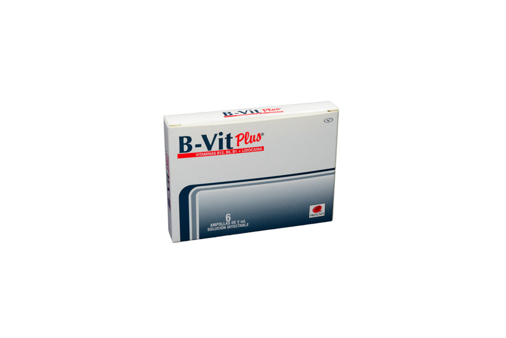 B-Vit Plus Solución Inyectable Caja Con 6 Ampolla De 2 mL 