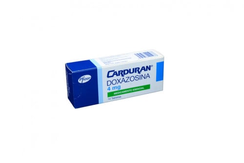 Carduran 4 mg Caja Con 14 Tabletas