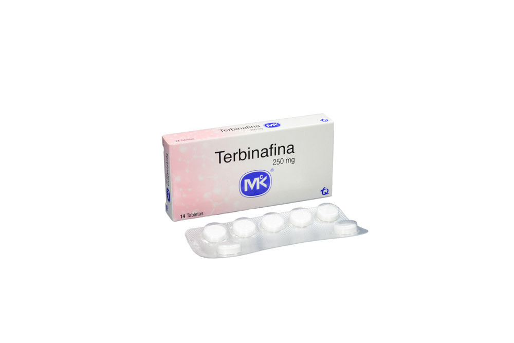 Terbinafina 250 mg Caja Con 14 Tabletas
