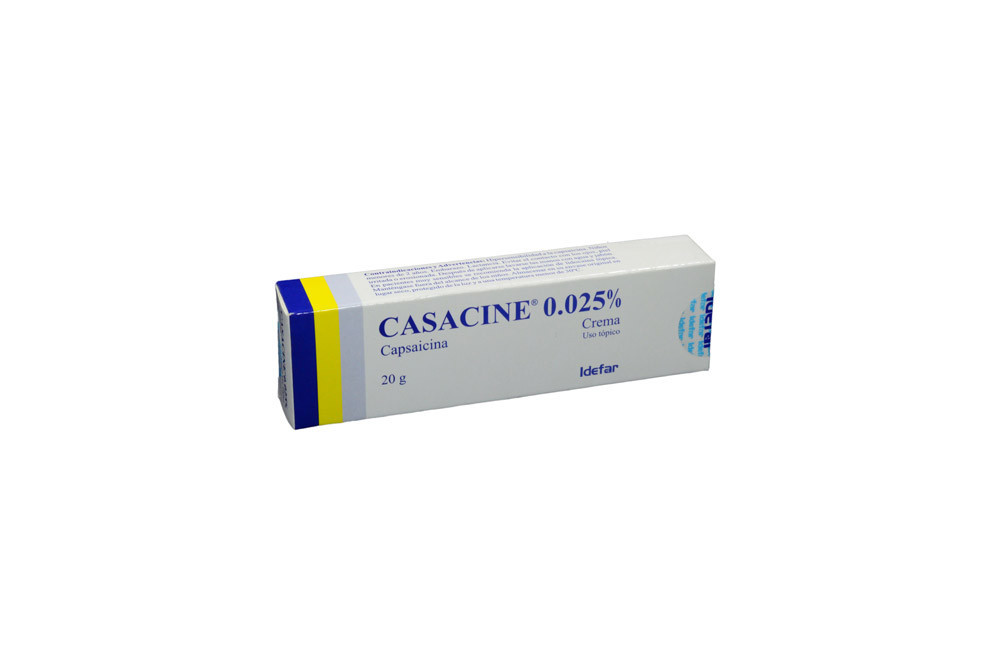 Casacine En Crema 0,025 % Caja Con Tubo Con 20 g 
