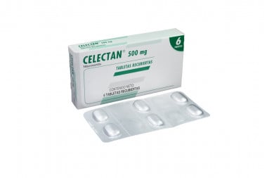celectan 500 mg caja 6 tabletas recubiertas.
