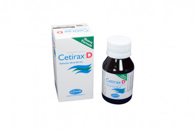 Cetirax D Solución Oral Caja Con Frasco Con 60 mL