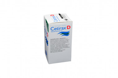 Cetirax D Solución Oral Caja Con Frasco Con 60 mL