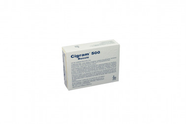 Cigram 500 mg Caja Con 20 Tabletas Recubiertas 