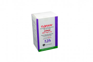 Clavulin Junior Polvo Para Reconstituir 4 mg / 5 mL Caja Con Frasco Con 60 mL - Suspensión Oral 