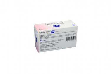 Clindamicina Mk 300 mg Caja Con 24 Cápsulas