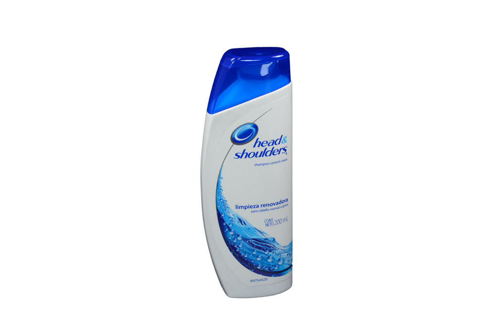 Shampoo Head & Shoulders Limpieza Renovadora Frasco Con 200 Ml 