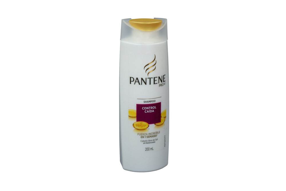 Shampoo Pantene Pro-V Control De Caída Frasco Con 200 Ml – Cabello Libre De Sal