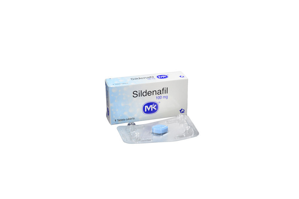 Sildenafil MK 100 mg Caja Con 1 Tableta Cubierta
