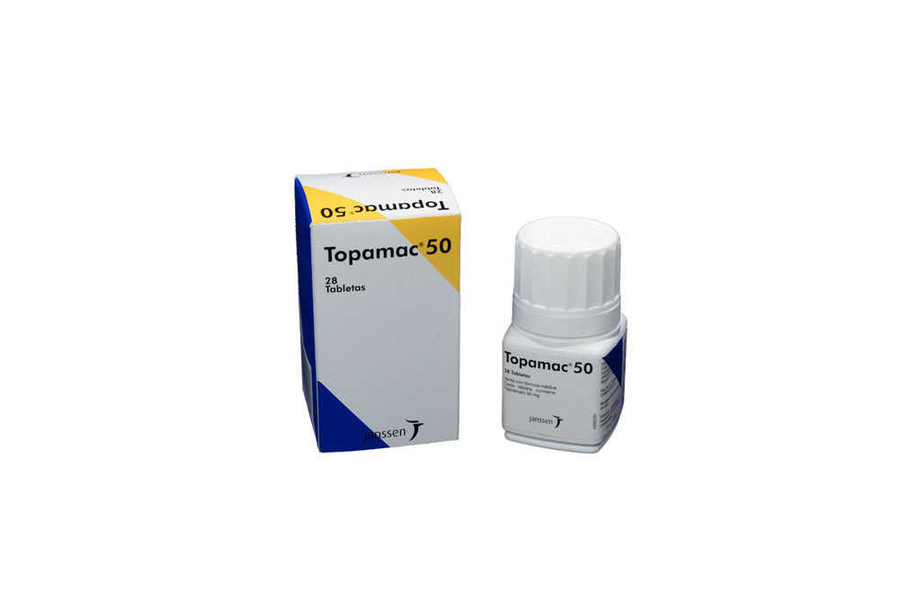 Topamac 50 mg Caja Con 28 Tabletas