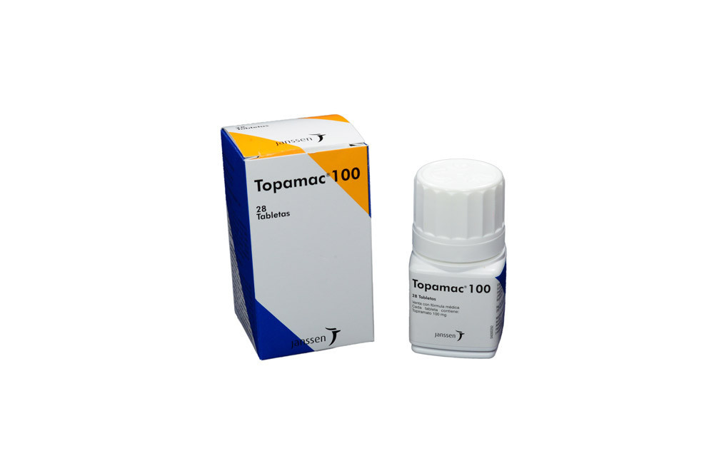 Topamac 100 mg Caja Con Frasco Con 28 Tabletas