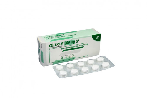 Colypan 300 mg Caja Con 30 Tabletas