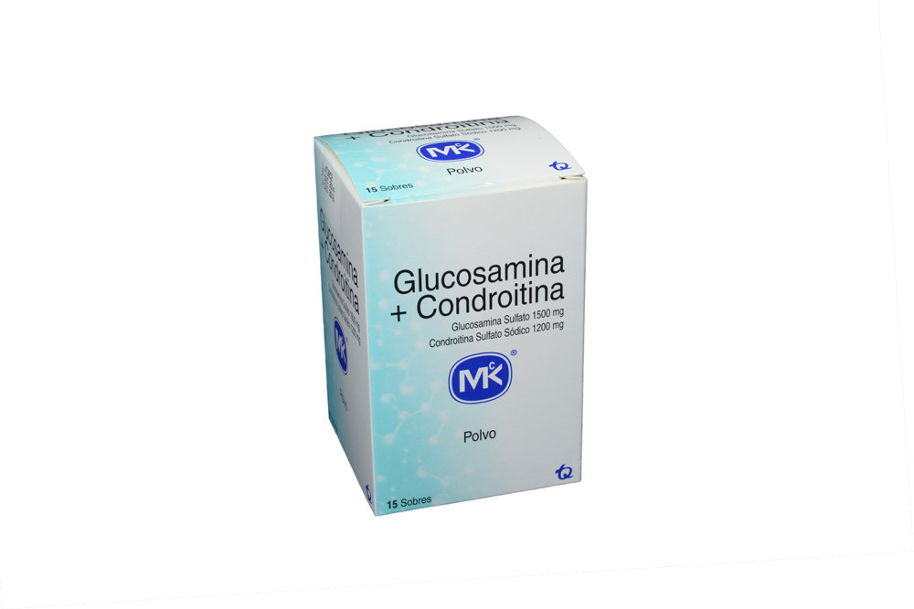 Glucosamina + Condroitina 1500 / 1200 mg Caja Con 15 Sobres